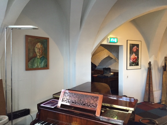 Catacomben Posthoornkerk met historisch klavierinstrument
